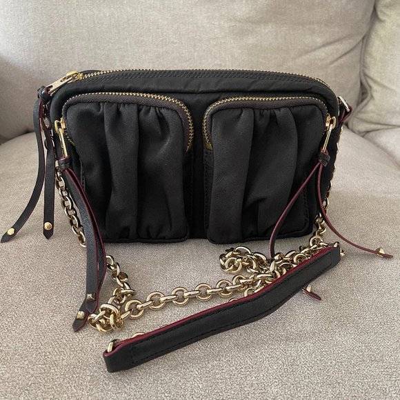 Great Condition MZ Wallace Nylon Chain Link Crossbody - Picture 1 of 4